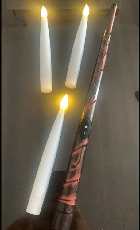 نمونه شمع و چوب دستی